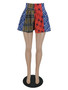 Women plaid shorts