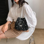 Women Casual Shoulder Bag Bucket Bag Summer Fashion Simple Chain Crossbody Bag