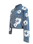 Fashionable Women's Clothing Style Street Fashion Print Denim Jackets