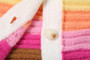 Spring Women Color Block Knitting Long Sleeve Bodycon Dress