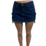 Women's Washed Stretch Denim Shorts