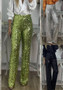 Spring Summer Party Sequined Casual Slim Fit Stretch Bell Bottom Pants