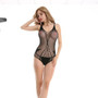 Women One-piece Net Clothes Rabbit Off Temptation Jacquard Sexy Lingerie