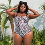 Plus Size Women Printed Swimwear