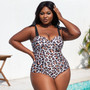 Plus Size Women Printed Swimwear