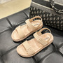 Summer Comfortable Flat Velcro Strap Sandals For Women