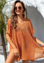 Summer Cover-Up Hollow Knitting Shirt Beach Holidays Bikini Sun Protection Clothing For Women