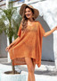 Summer Cover-Up Hollow Knitting Shirt Beach Holidays Bikini Sun Protection Clothing For Women