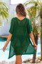 Summer Cover-Up Hollow Knitting Shirt Beach Holidays Bikini Sun Protection Clothing For Women