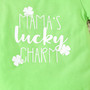 St. Patrick's Day Children's Clothing Spring Summer Style Baby Girl Clover Print Short Sleeve Bodysuit And Shorts Set