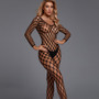 Women One-piece Body Shaping Fishnet Stockings Sexy Lingerie