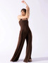 Spring Summer Loose Casual Women's Chic Sleeveless Slim Waist Jumpsuit