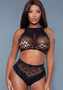 Sexy Fishnet Lingerie Sexy Two-Piece Set