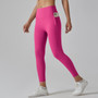 Women Pocket Running Fitness Pants High Waist Yoga Pants