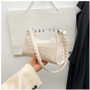 Handheld mini women's bag winter fashion shoulder bag Trendy gradient underarm baguette bag