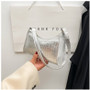 Handheld mini women's bag winter fashion shoulder bag Trendy gradient underarm baguette bag