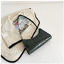 Handheld mini women's bag winter fashion shoulder bag Trendy gradient underarm baguette bag