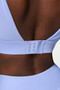 Plus Size Strong Support Fitness Sports Bra for Women Ribbed Seamless Fixed Cup Sports Yoga Bra