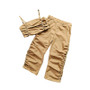 Children's Clothing Girls Pleated Camisole Summer Style Casual Loose Pants Two-piece set