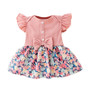 Girls bow floral dress