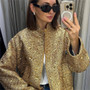 Autumn And Winter Women's Pocket Embroidered Sequined Jacket