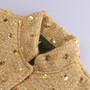 Autumn And Winter Women's Pocket Embroidered Sequined Jacket