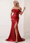 Autumn And Winter Chic Dress Women's Formal Party Sexy Off Shoulder Sequined Evening Dress