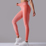 Seamless Knitting High Waist Yoga Pants For Sports Running Fitness Tight Fitting Leggings For Women