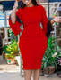 African Women Clothing Elegant Bodycon Dress