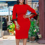 African Women Clothing Elegant Bodycon Dress