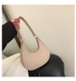 Solid Color Chic Women's Bag Trendy Summer Pattern Underarm Bag Casual Shoulder Handbag