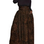 Women's Versatile Printed Loose Plus Size Long Skirt