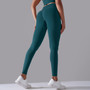 Seamless Knitting Solid Color High Waist Tight Fitting Yoga Pants Sports Running Fitness Leggings