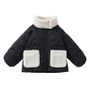 Boys' Autumn and Winter Jacquard Heart Print Pocket Jacket