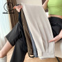 Women Casual Thin High Waist Straight Harem Pants