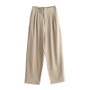 Women Casual Thin High Waist Straight Harem Pants