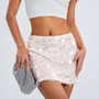 Spring Irregular Sequin Fashion Short Mini Skirt Women's Clothes