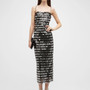 Spring Summer Style Fashionable And Sexy Women's Sequined Irregular Dress