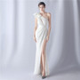 Flower Evening Dress Wedding Formal Party Gown