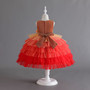 Children's Clothing Gradient Tutu Children's Dress Princess Dress Girl Flower Dresses