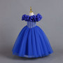 Off Shoulder Children's Princess Dress Flower Girl Christmas Dress Kids Dress