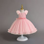 Children's Dress Sequin Flower Princess Dress Baby Girl Christmas Dress Kids Dress