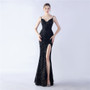 Plus Size Women Sequins Formal Party Maxi Evening Drees