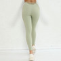 Women fitness yoga pants with cut-out back waist, sports fitness pants