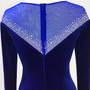 velvet Formal Party Evening Dress Winter Long Sleeve Corporate Annual Meeting Long Fishtail Party Dress