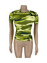 Women's Fashion Casual Camouflage Top T-Shirt