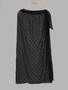 Black polka dot tie long skirt polka dot mesh ladies sexy cover up