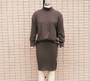 Autumn and Winter Casual Bat Sleeves Top Bodycon Knitting Set Women's Wear