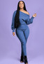 Plus Size Women's fashion Casual Slim Fit jumpsuit