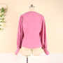 Women French V-Neck Long Sleeve Shirt